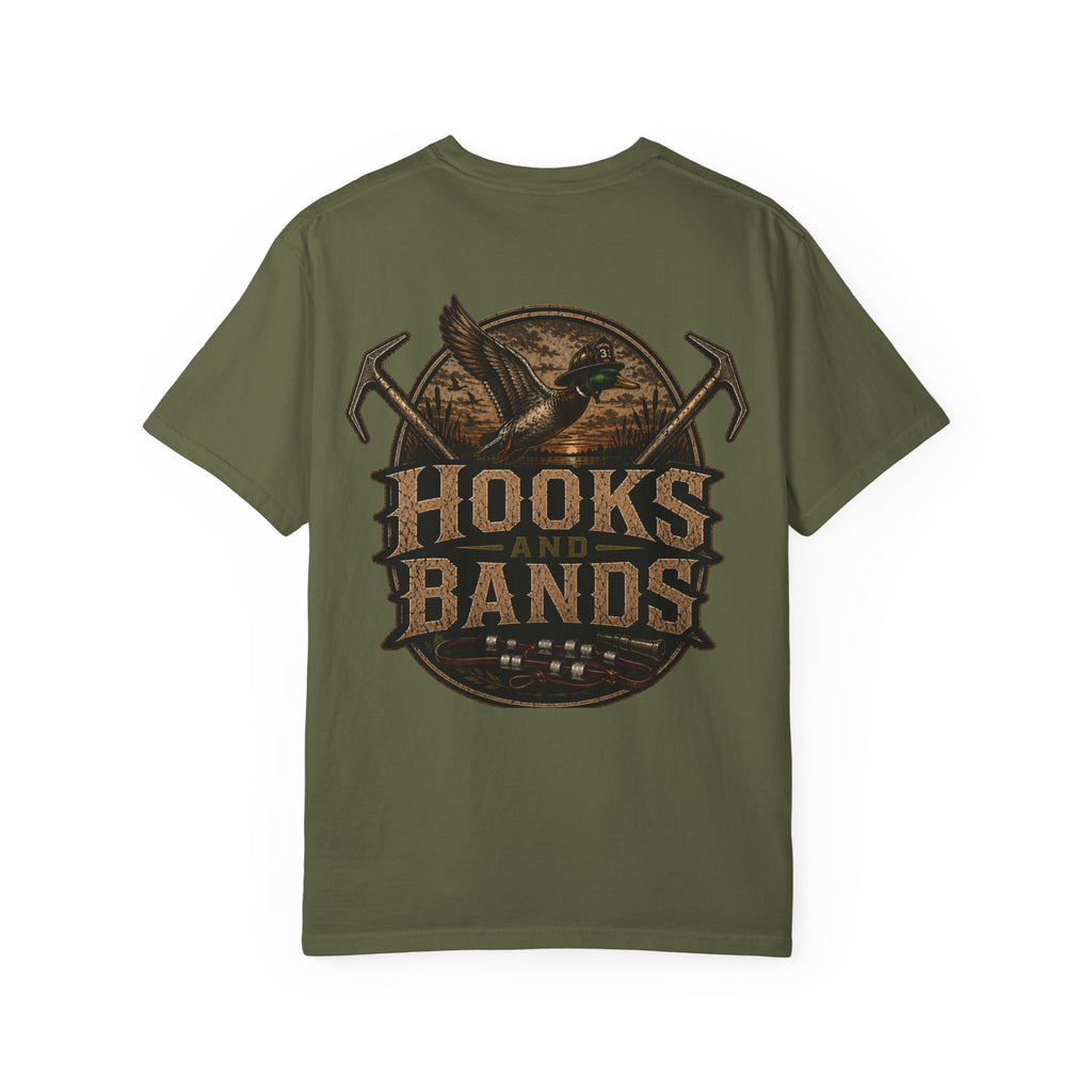 Hooks & Bands Logo + Green Hooks