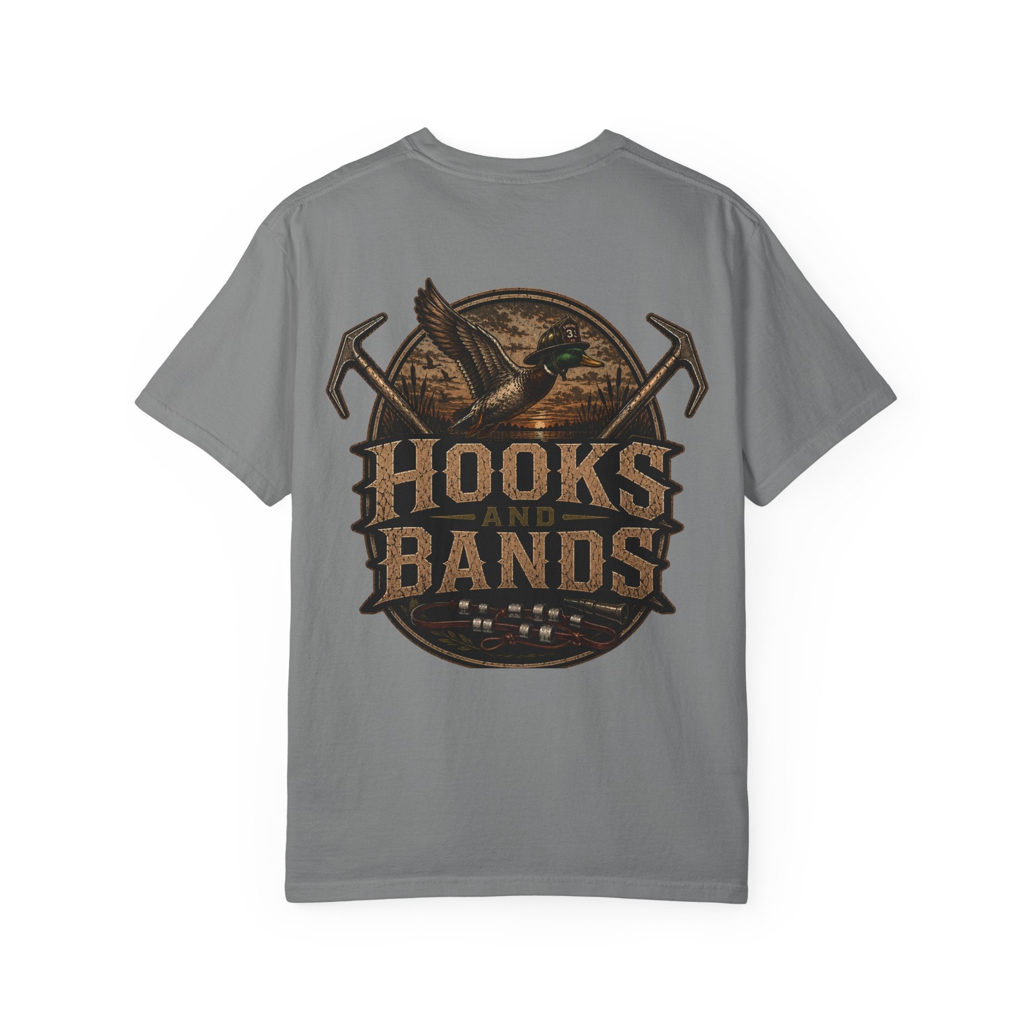 Hooks & Bands Logo + Green Hooks