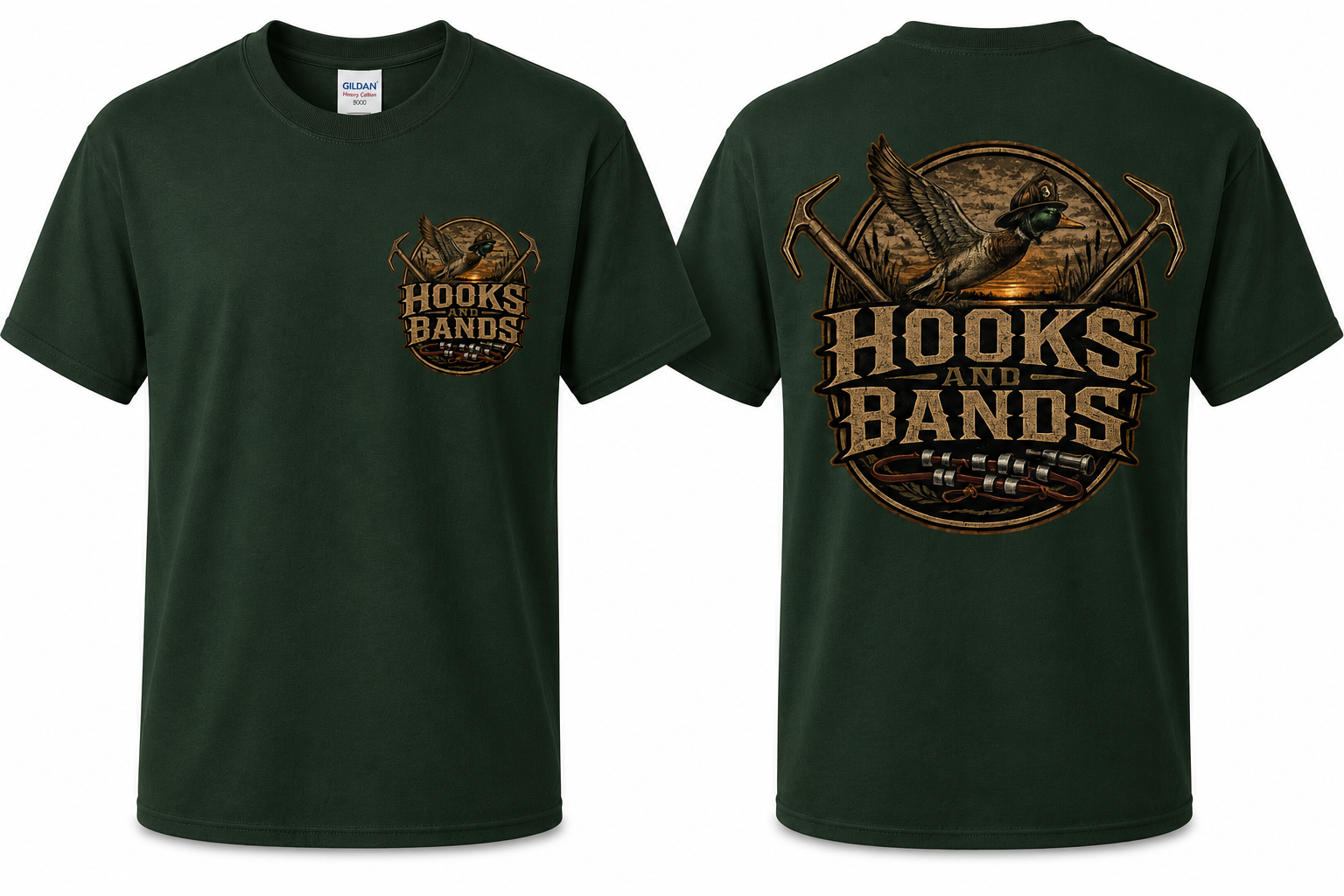 Hooks & Bands logo + Logo