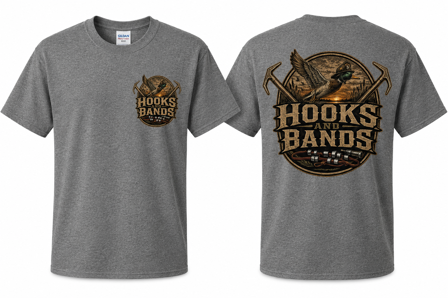 Hooks & Bands logo + Logo