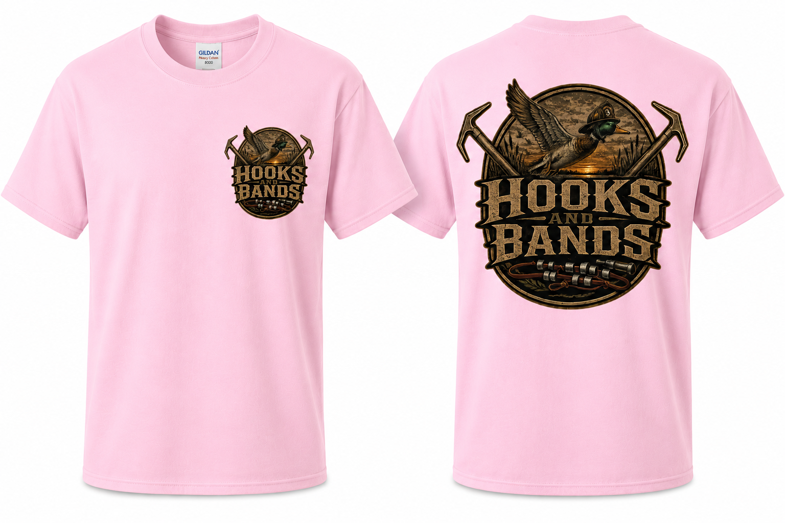 Hooks & Bands logo + Logo