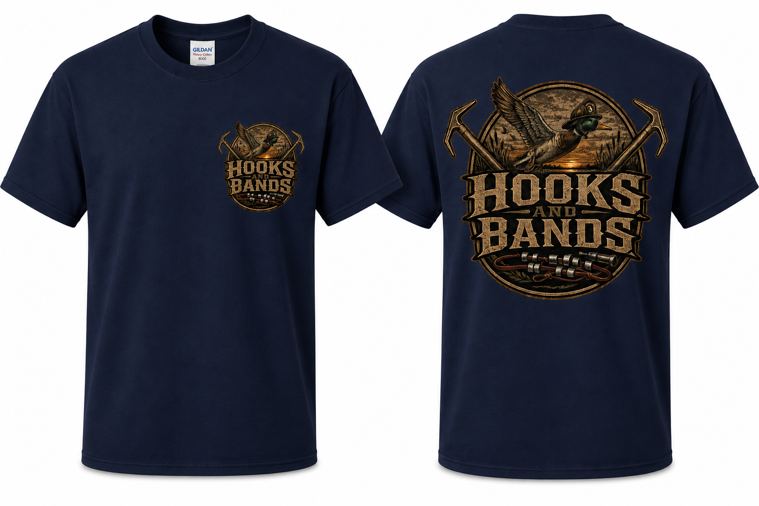 Hooks & Bands logo + Logo
