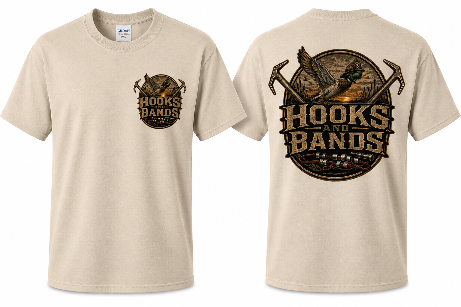 Hooks & Bands logo + Logo