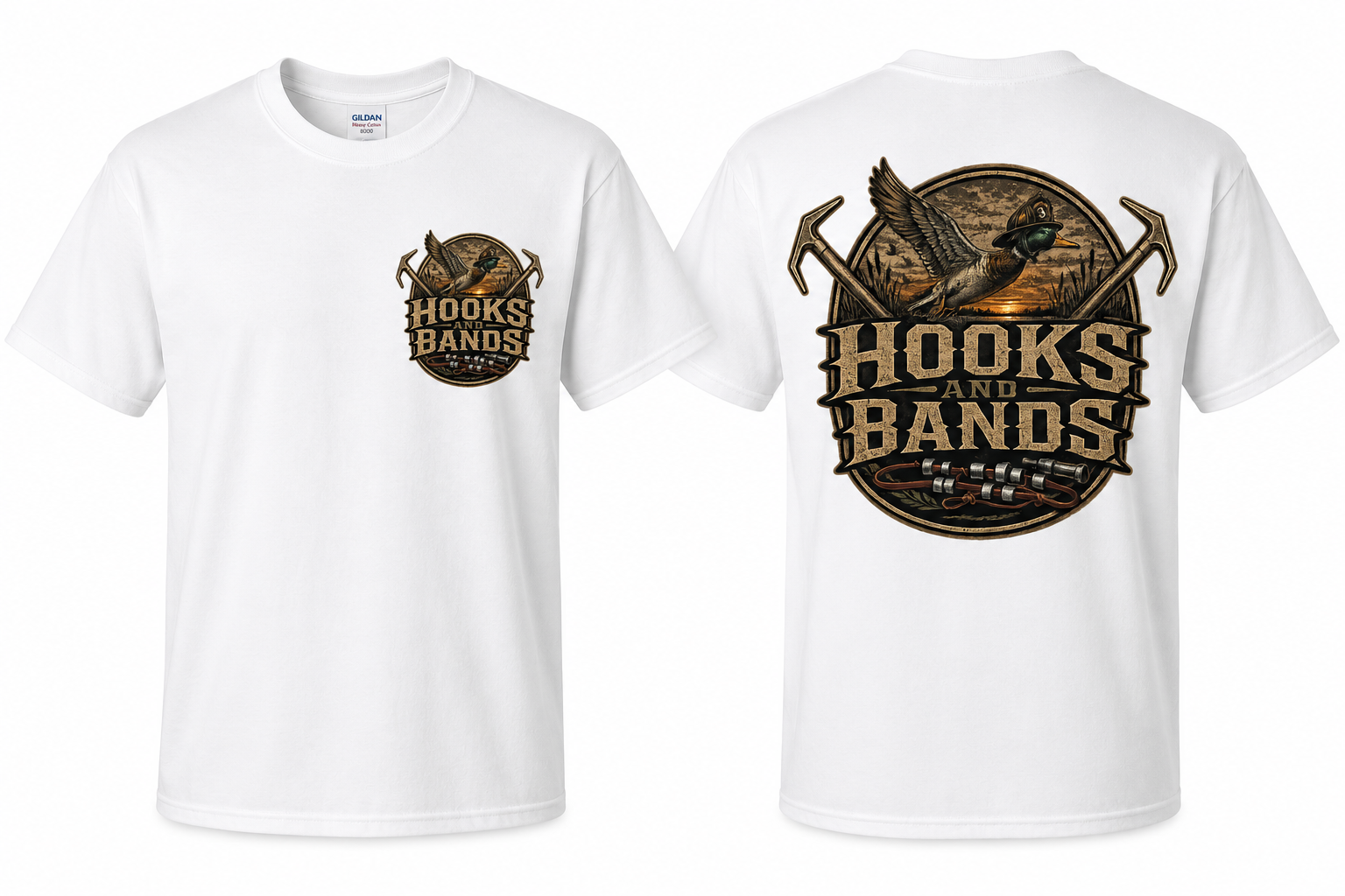 Hooks & Bands logo + Logo